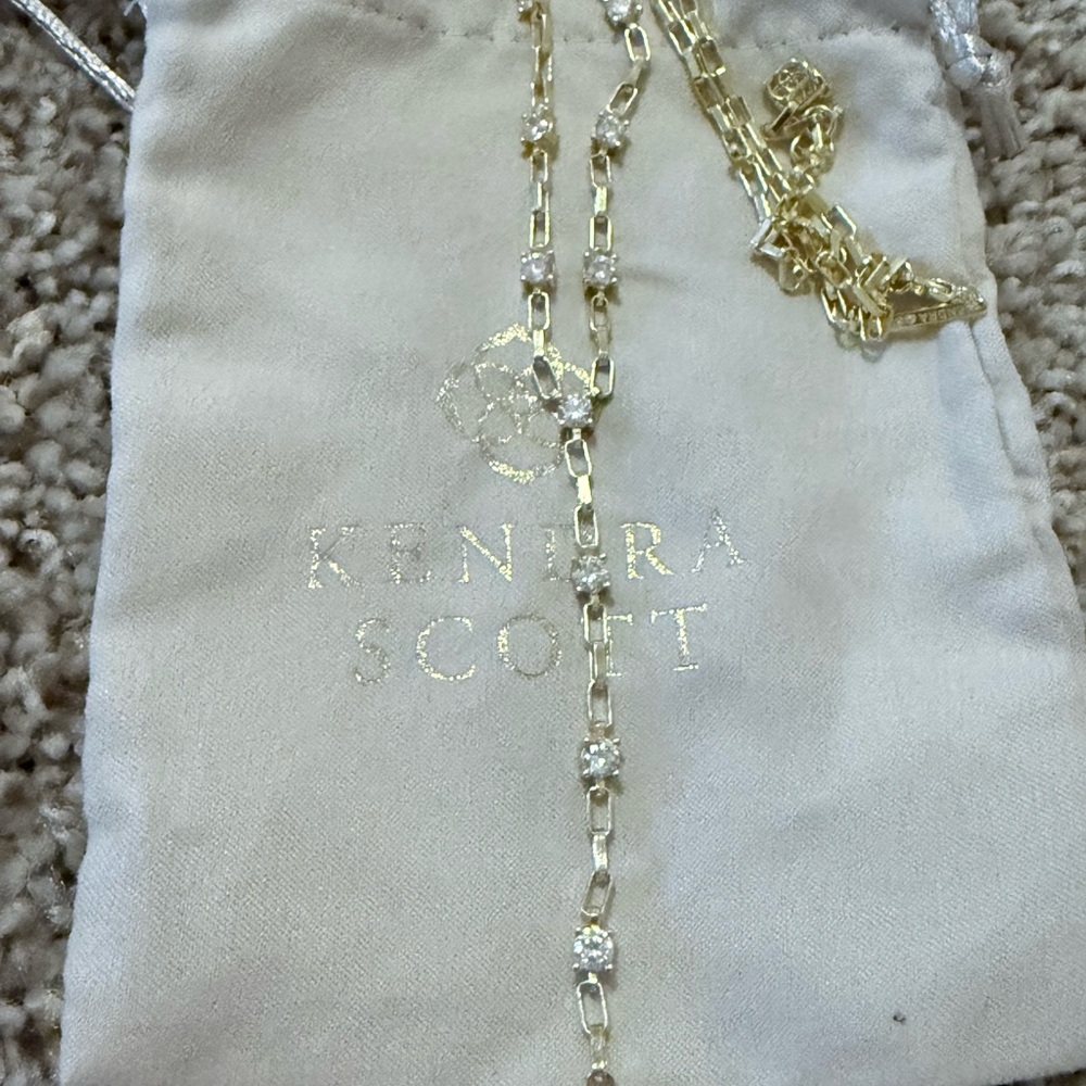 Kendra Scott Lexi Y Gold Necklace
